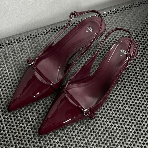 ZARA BLOGGER FAVE!!! Heels with Buckle Detail NWT LAST ONE!!! - Picture 14 of 16